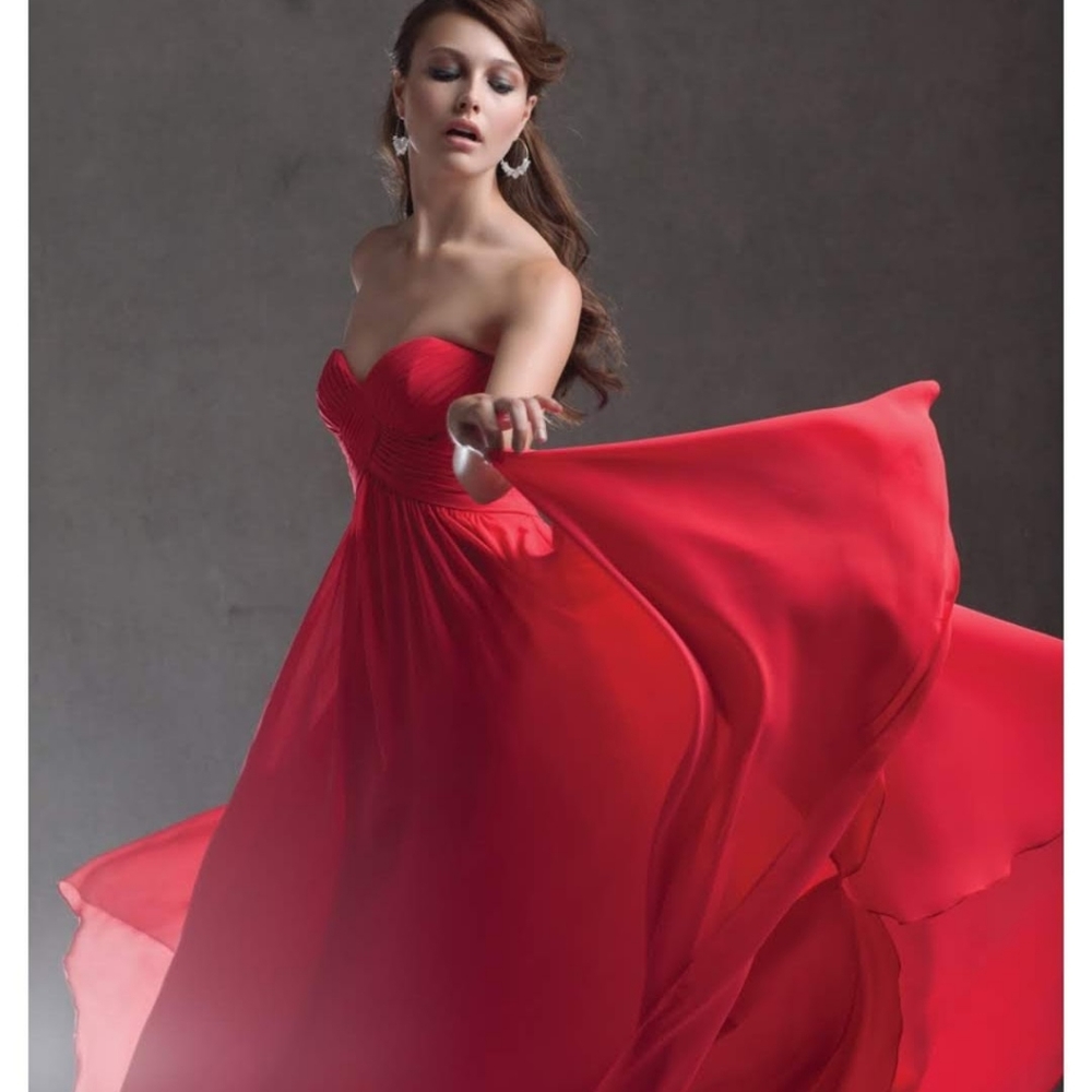 Mori Lee Chiffon Bridesmaid Dress